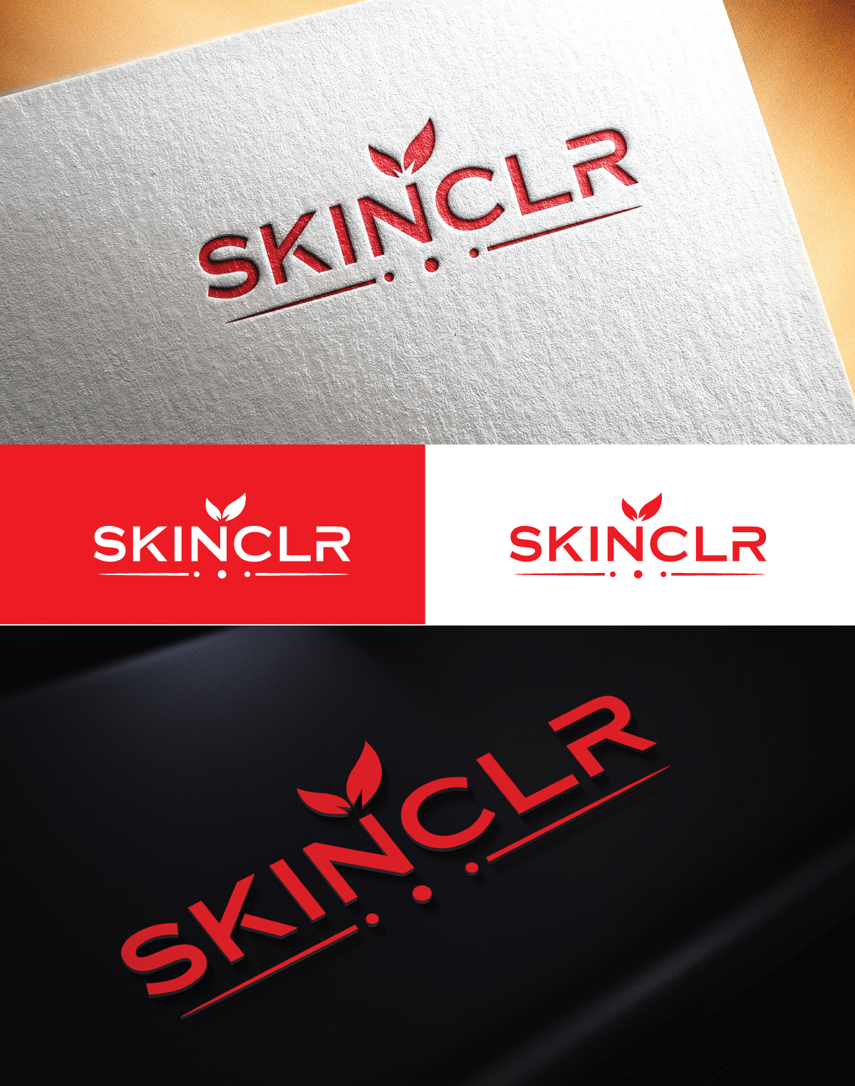 Logo Design by sol design2 for SKINCLR | Design #28469440