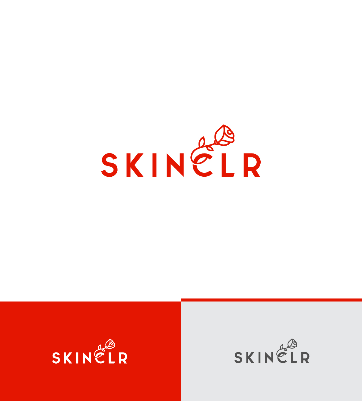 Logo Design by ecorokerz for SKINCLR | Design #28470127