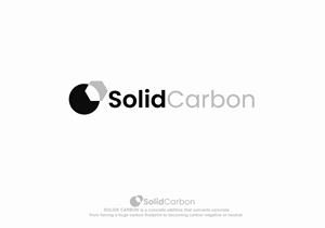 Logo for a Carbon admixture for concrete which eliminates concrete's carbon footprint. | Diseño de Etiqueta por karishma91