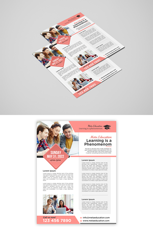 Flyer-Design von Design Motion für Meta Education | Design: #28472436