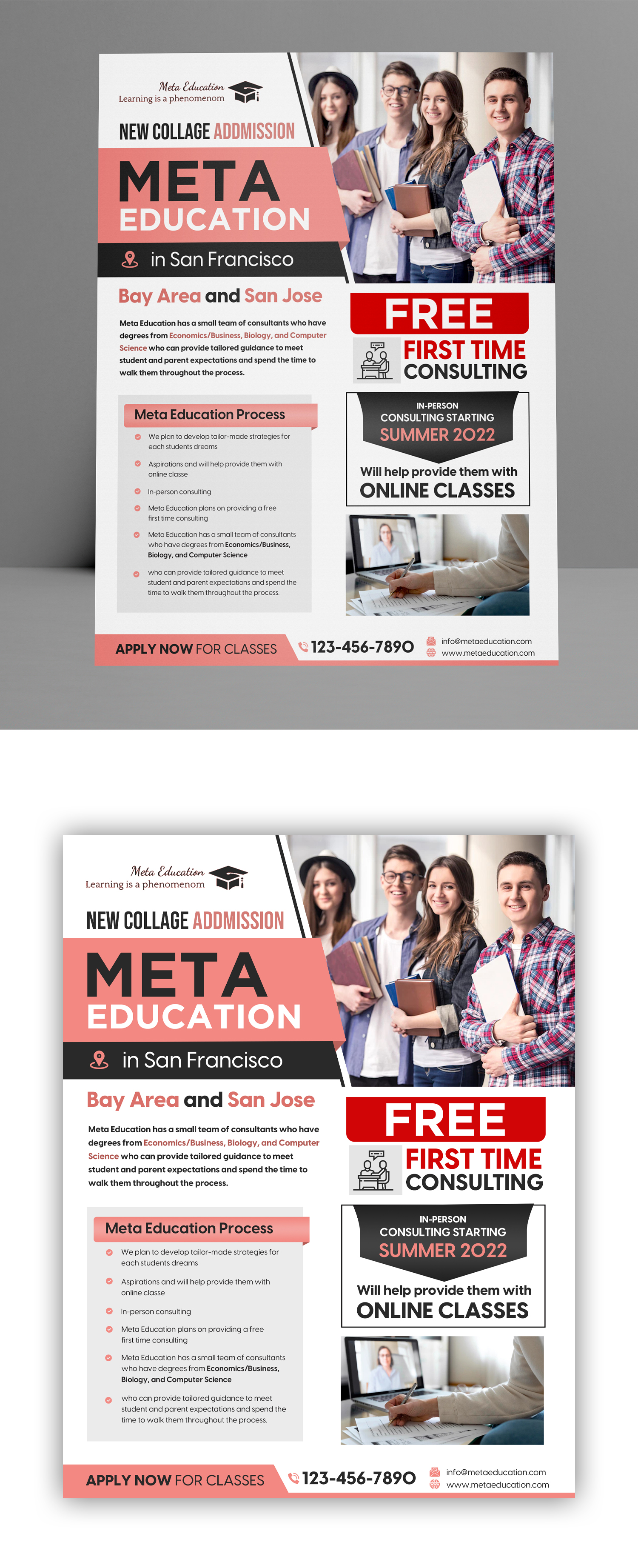 Flyer Design by debdesign for Meta Education | Design #28474142