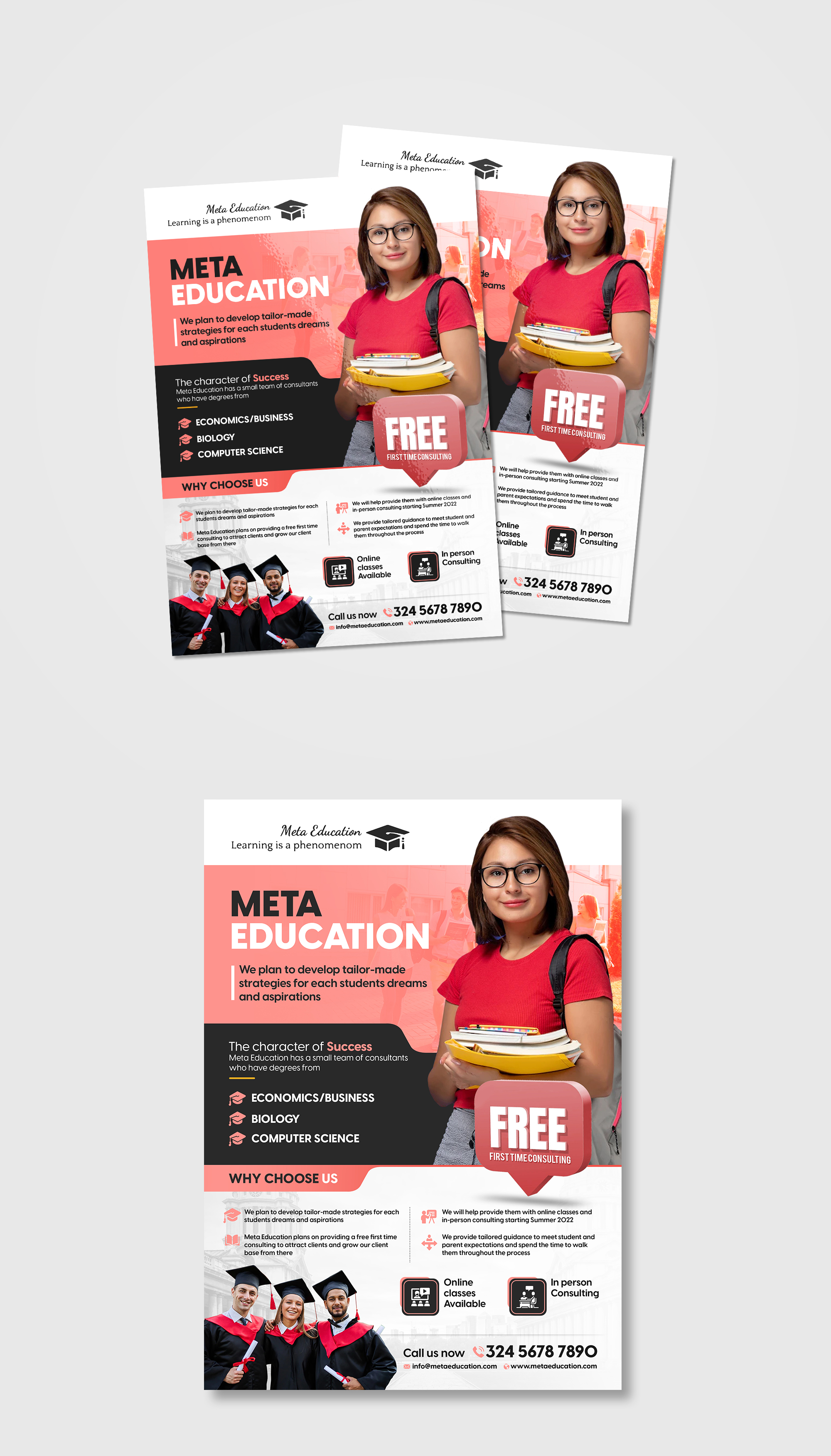 Flyer-Design von ZeneFashions für Meta Education | Design: #28474333