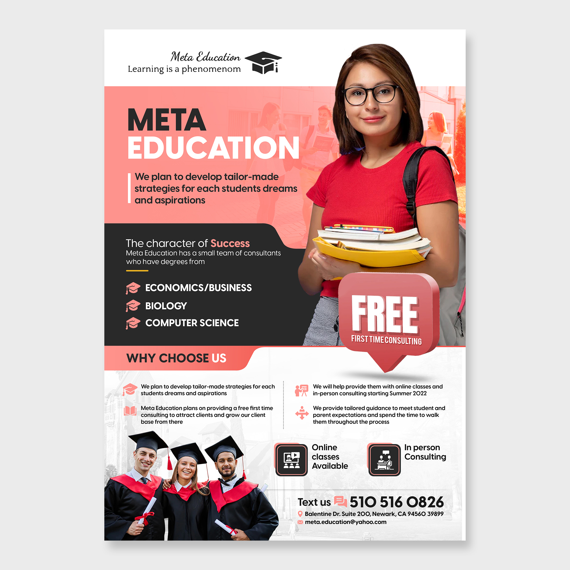 Flyer Design by ZeneFashions for Meta Education | Design #28486468