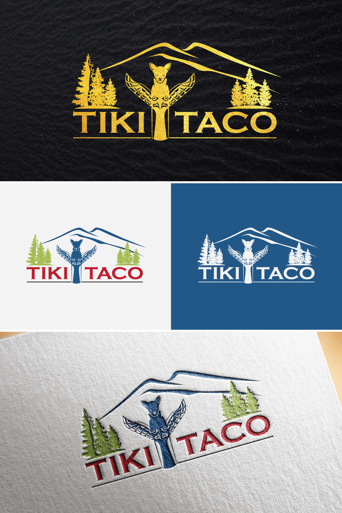 Logo Design by Dot Design 3 for Tiki Taco  | Design #28471943