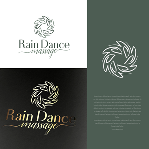 Logo Design by Farhad Design for Rain Dance Massage | Design #28475878