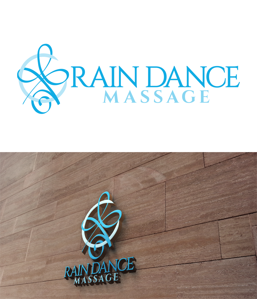 Logo Design by trufya for Rain Dance Massage | Design #28478338