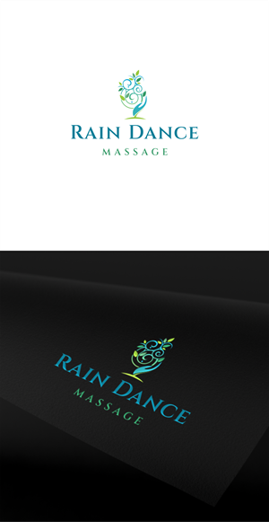 Logo Design by *mary for Rain Dance Massage | Design: #28474003