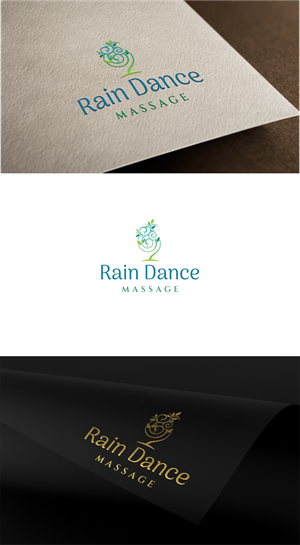 Logo Design by *mary for Rain Dance Massage | Design: #28474004