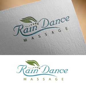 Logo Design by GODDREAMCREATION for Rain Dance Massage | Design #28473942