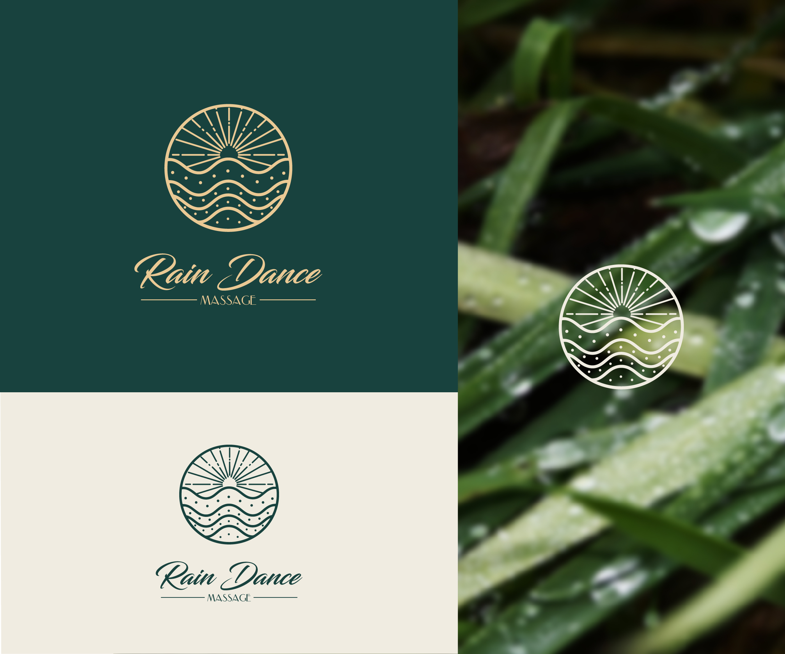 Logo Design by Riad | Branding & Logo Expert for Rain Dance Massage | Design #28472395