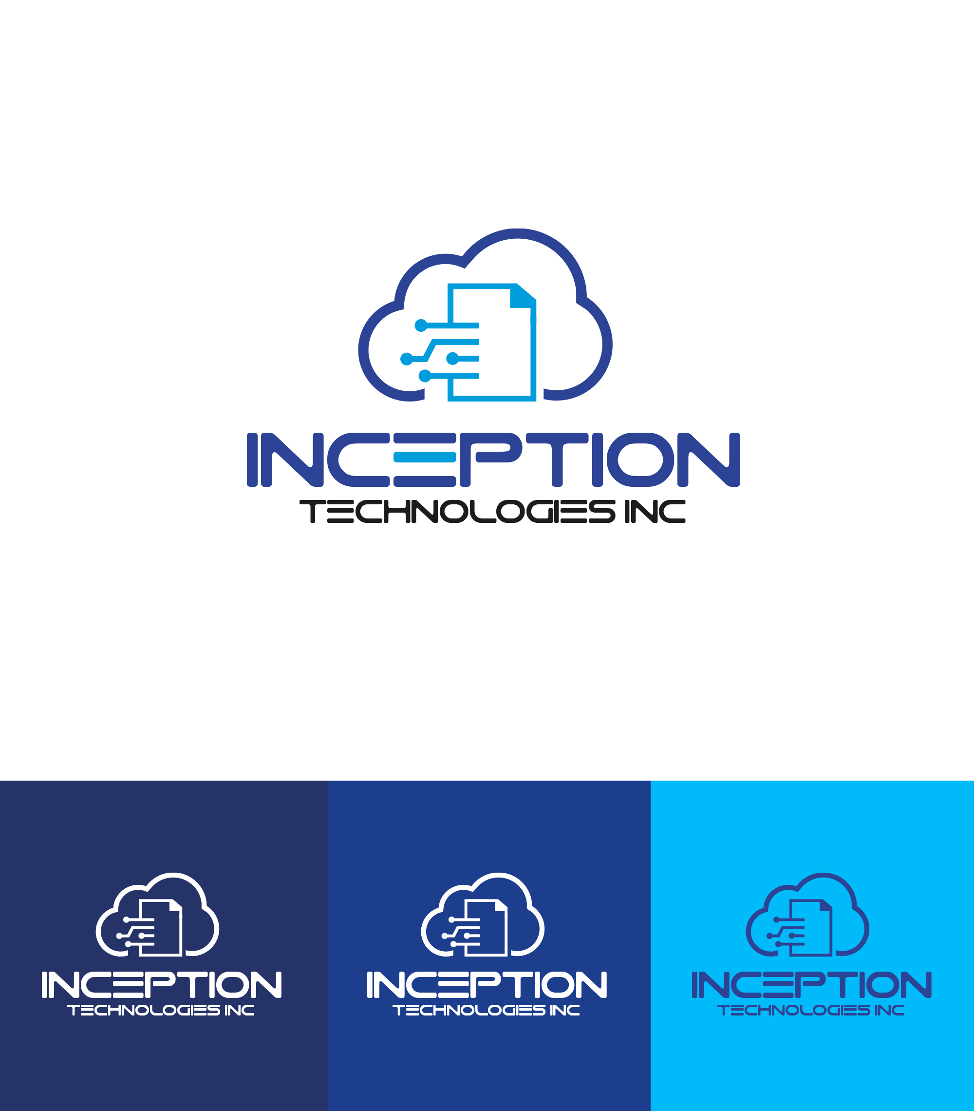 Logo Design by Riaz Rehman for Inception Technologies Inc. | Design #28484289