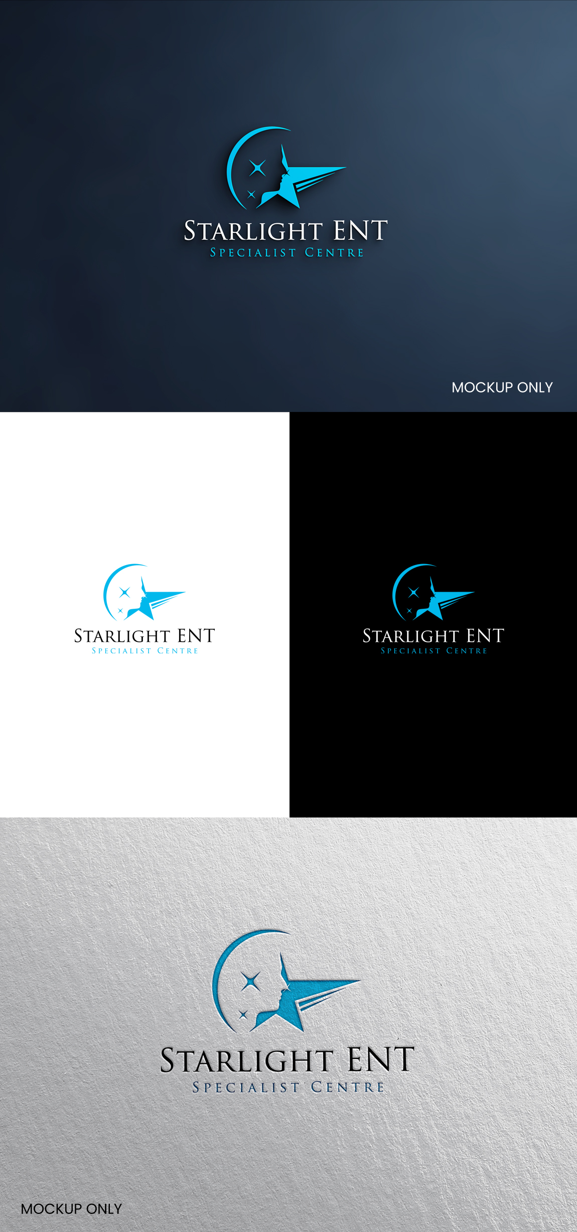 Diseño de Logo por SL Designer para Starlight ENT Specialists | Diseño #28518246