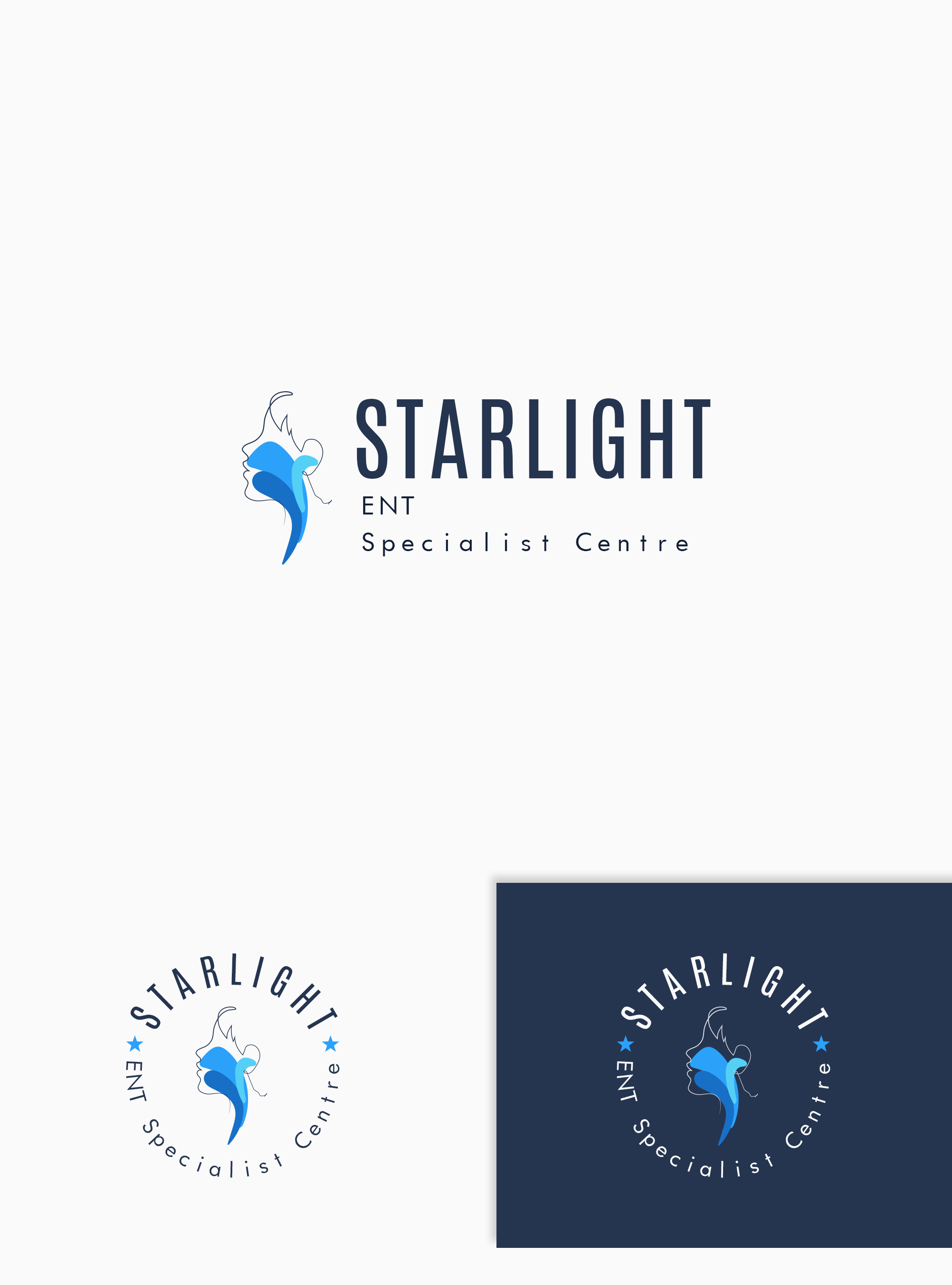 Diseño de Logo por Ana Gocheva para Starlight ENT Specialists | Diseño #28480358