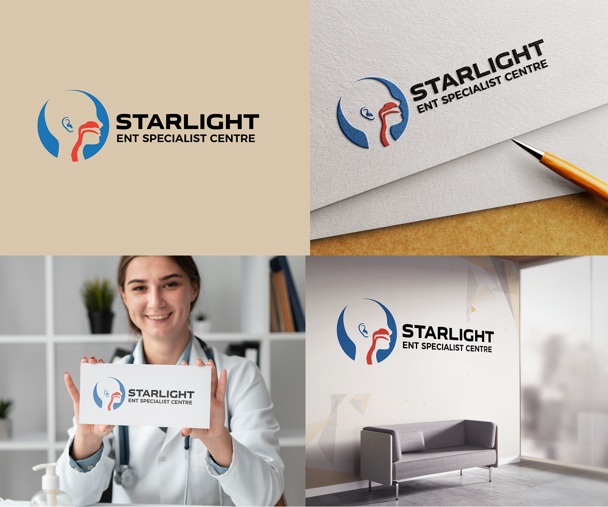 Logo Design by dennisdesigns for Starlight ENT Specialists | Design #28477346
