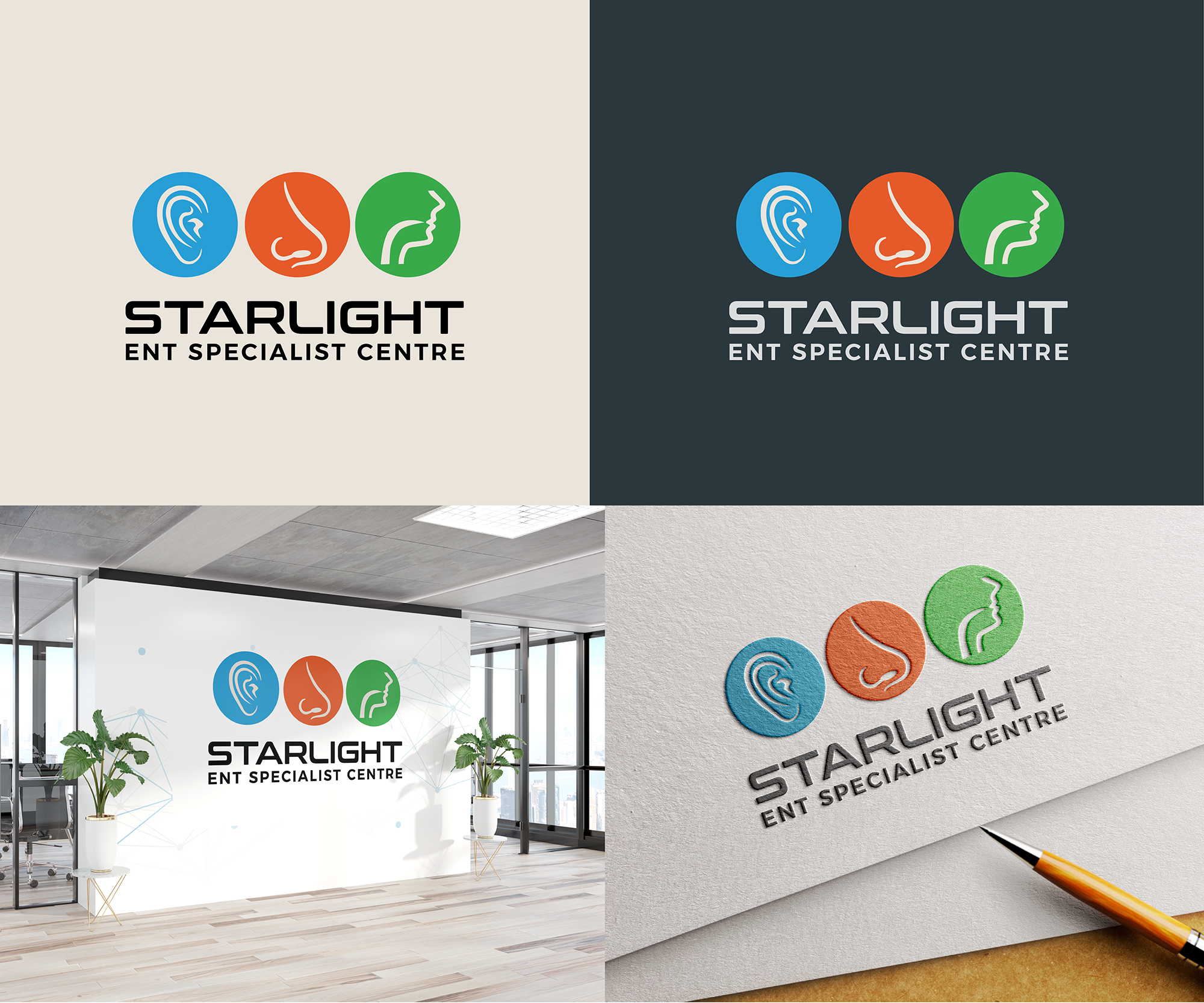 Diseño de Logo por dennisdesigns para Starlight ENT Specialists | Diseño #28478768