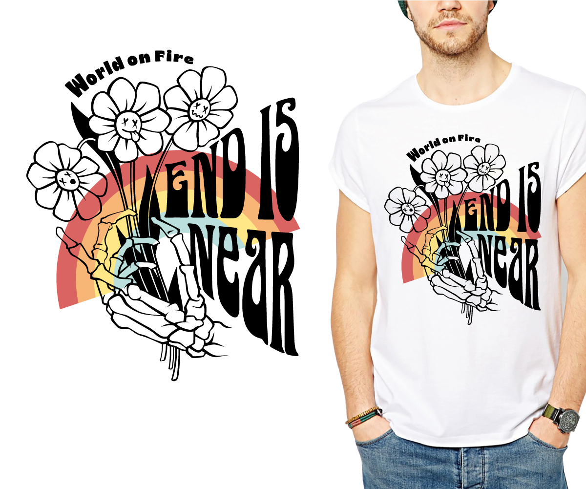Apparel Design by Whitebread for World On Fire Clothing | Design #28504214
