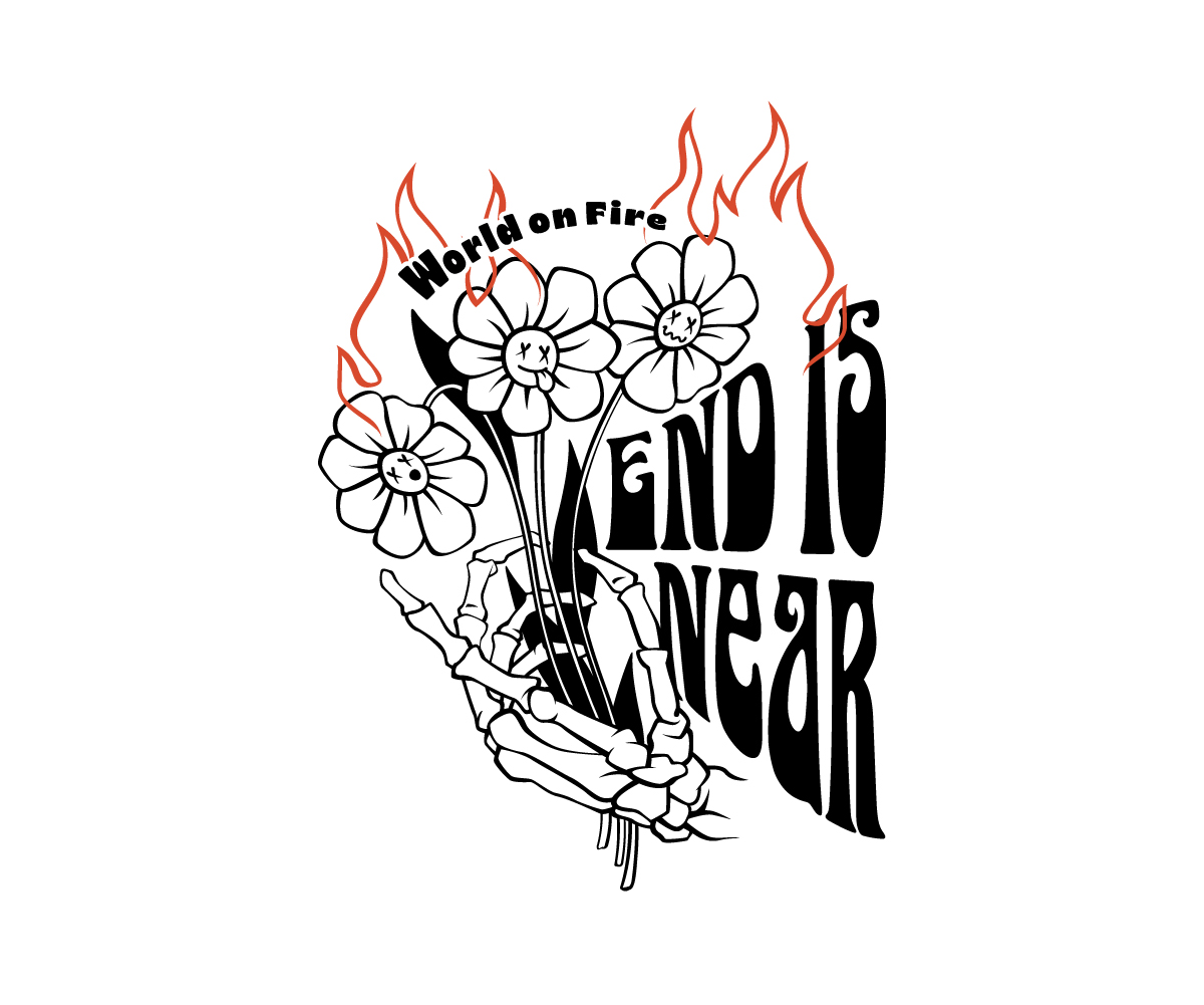 Apparel Design by Whitebread for World On Fire Clothing | Design #28504329