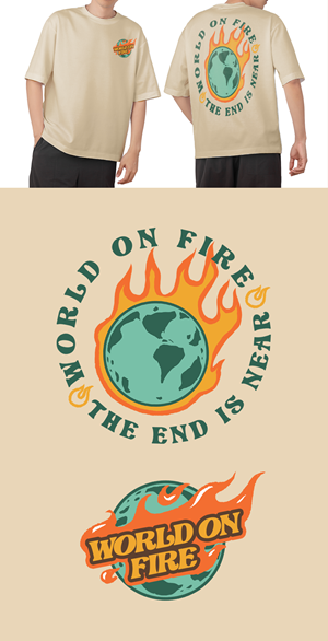 Apparel Design by paulmina for World On Fire Clothing | Design #28496791