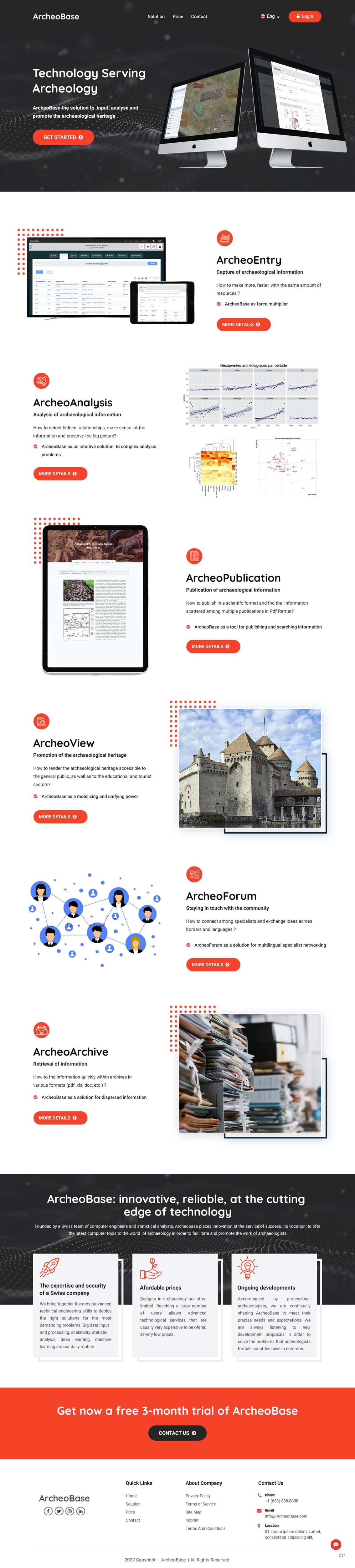 Web Design by pb for AnalyticBase Sàrl | Design #28485911