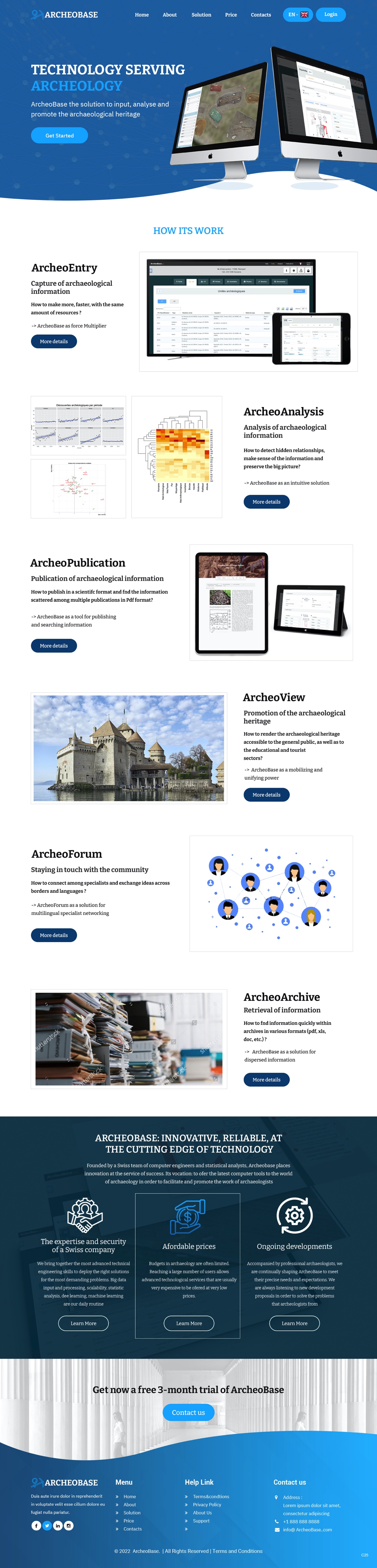 Web Design by pb for AnalyticBase Sàrl | Design #28485912
