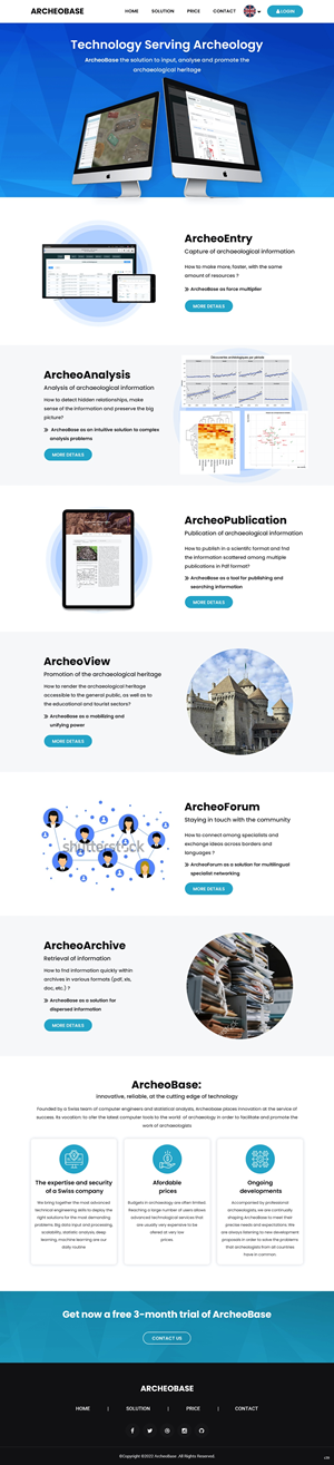 Web Design by pb for AnalyticBase Sàrl | Design: #28485913