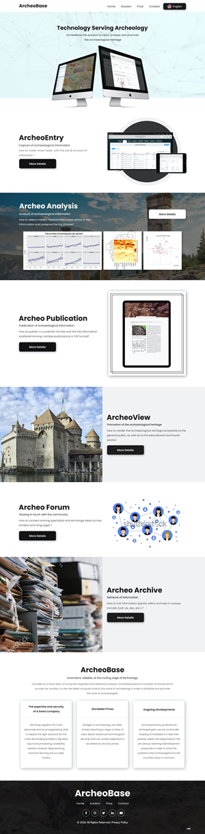 Web Design by pb for AnalyticBase Sàrl | Design: #28485914