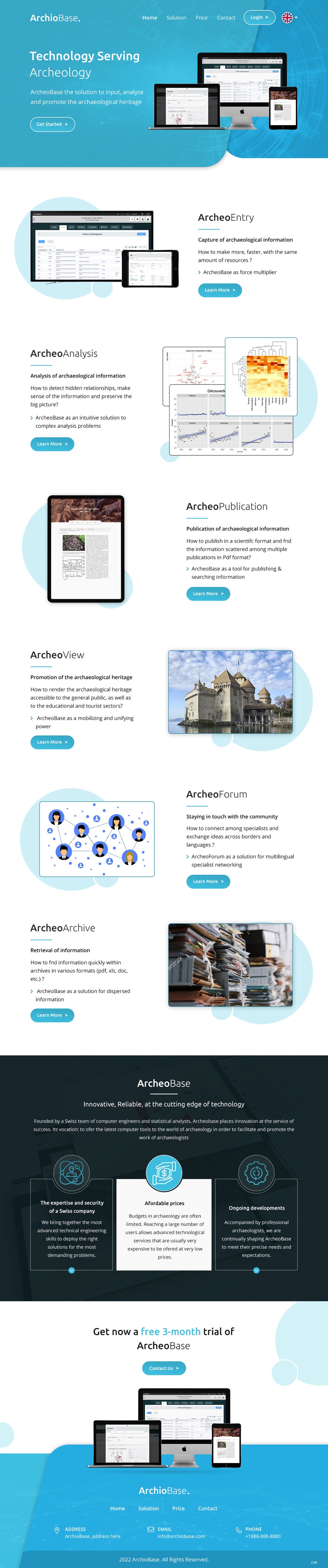 Web Design by pb for AnalyticBase Sàrl | Design #28485918