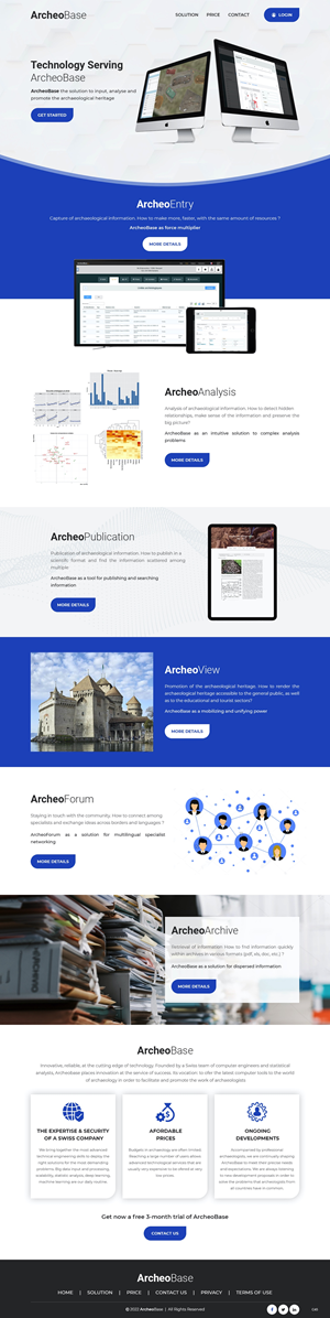 Web Design by pb for AnalyticBase Sàrl | Design: #28485919