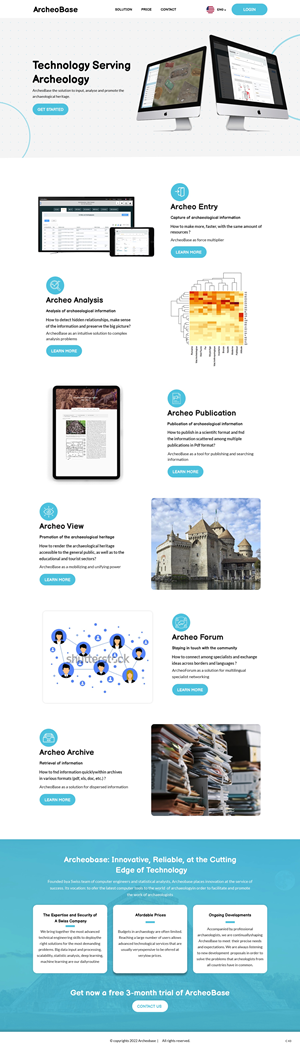 Web Design by pb for AnalyticBase Sàrl | Design: #28485920