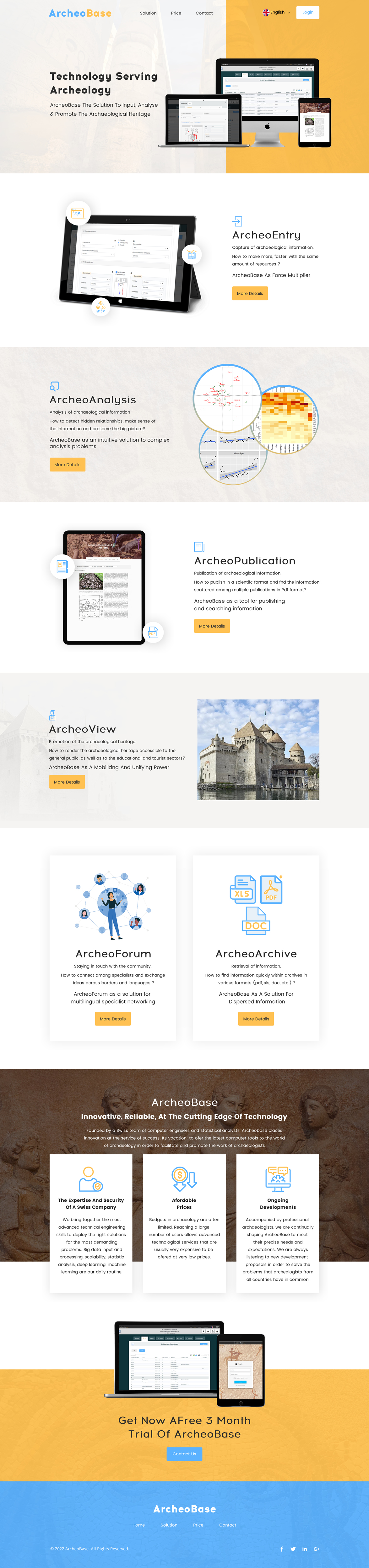 Web Design by Sbss for AnalyticBase Sàrl | Design #28494235