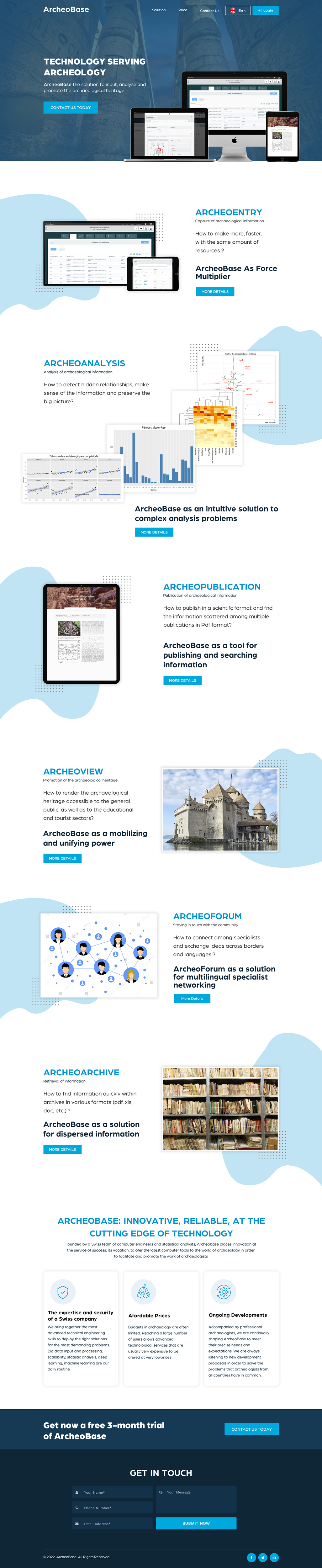 Web Design par Sbss pour AnalyticBase Sàrl | Design #28494254
