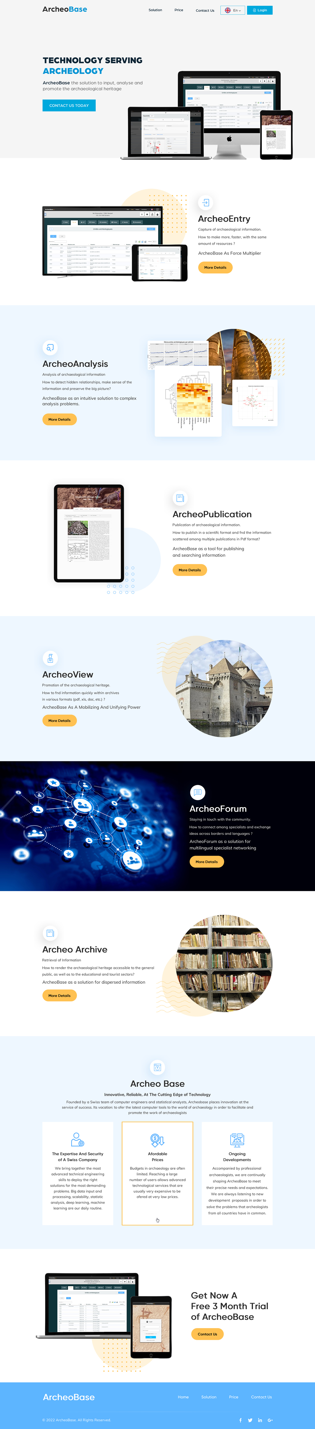 Web Design by Sbss for AnalyticBase Sàrl | Design #28495069