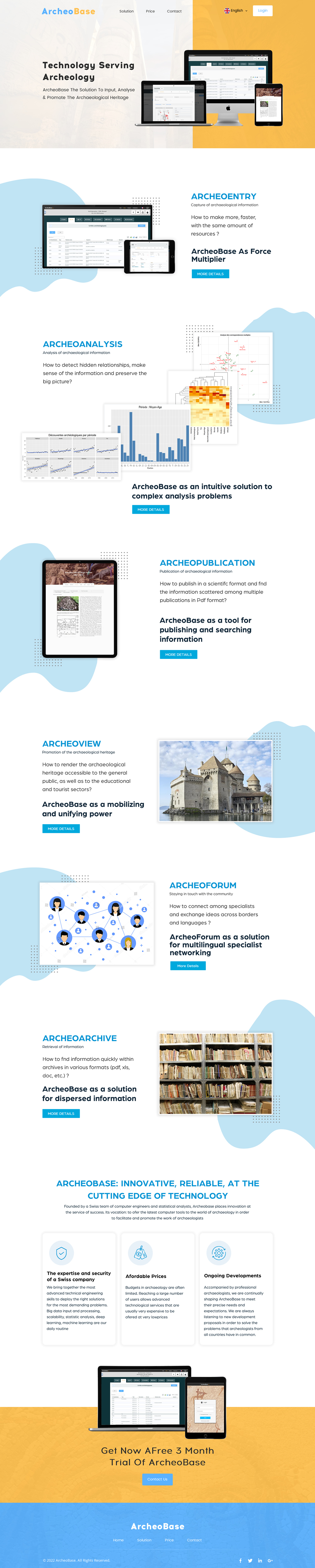Web Design by Sbss for AnalyticBase Sàrl | Design #28495071