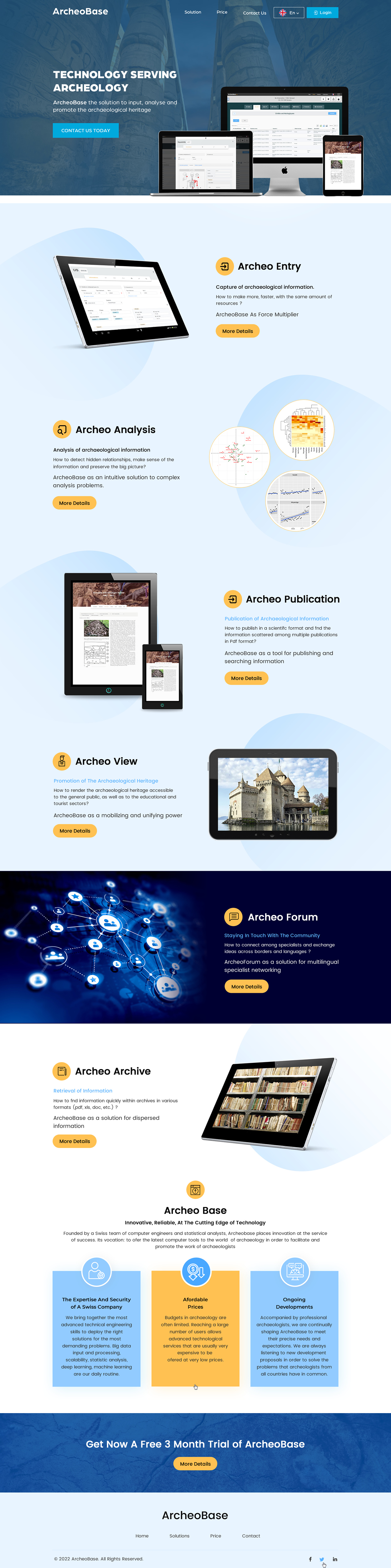 Web Design by Sbss for AnalyticBase Sàrl | Design #28495073