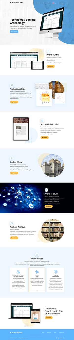 Web Design by Sbss for AnalyticBase Sàrl | Design: #28495082