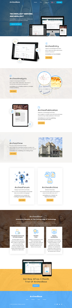 Web Design by Sbss for AnalyticBase Sàrl | Design: #28495083