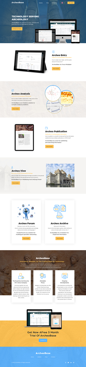 Web Design by Sbss for AnalyticBase Sàrl | Design: #28499131
