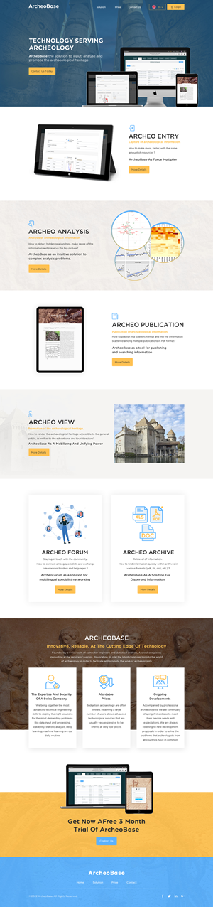 Web Design by Sbss for AnalyticBase Sàrl | Design: #28499132