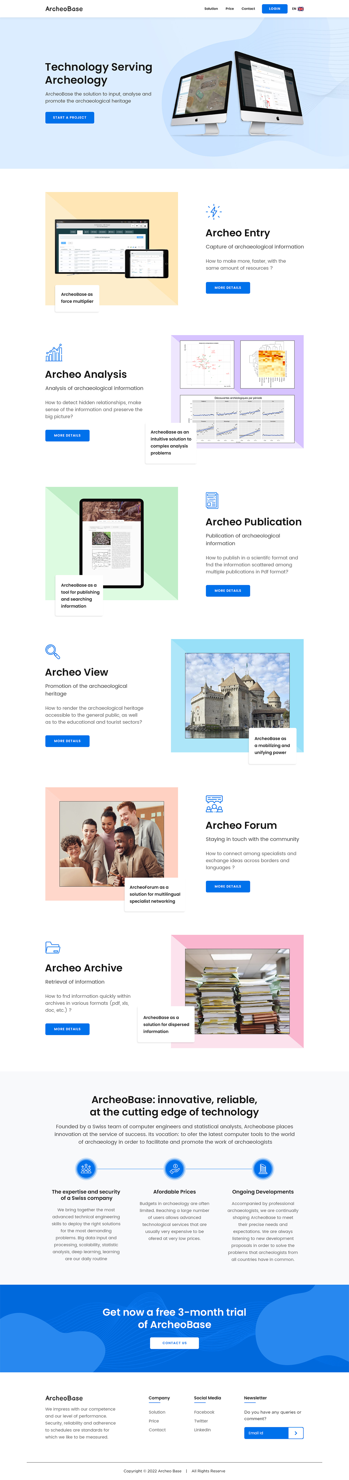 Web Design by creative.bugs for AnalyticBase Sàrl | Design #28488473