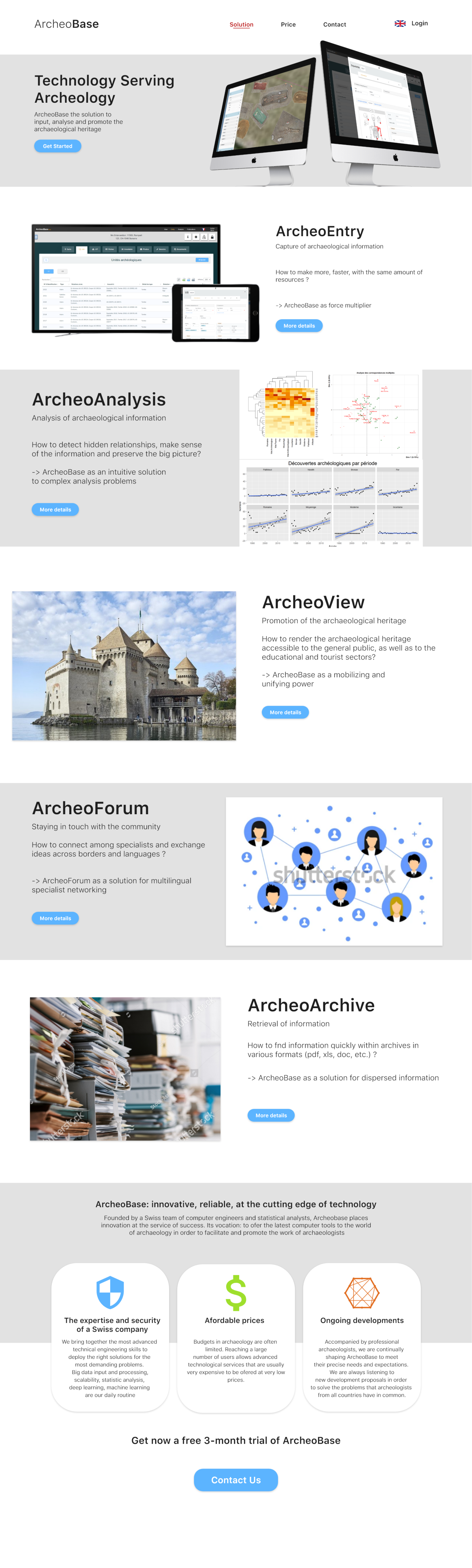 Web Design by mr.dev for AnalyticBase Sàrl | Design #28482854