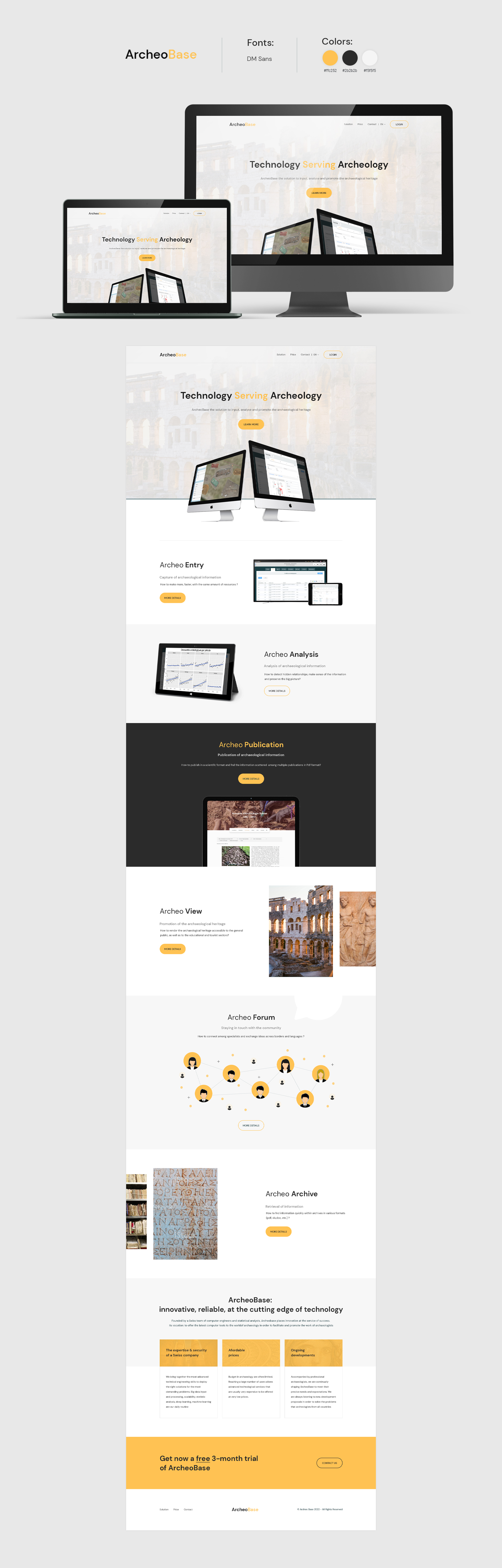 Web Design by PP² for AnalyticBase Sàrl | Design #28483251