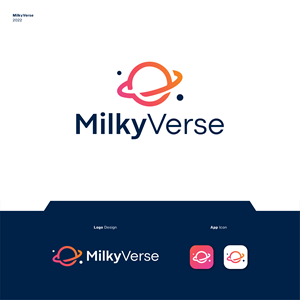 MILKYVERSE - In need of logo that communicate the essence of the game, which is building real-estate, business and experiences on Mars. | Logo-Design von JBalloon Design