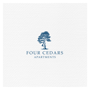 Four Cedars Apartments | Diseño de Logo por charlygraphics