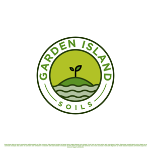 Garden Island Soils | Logo Design by Shirin Studio