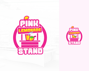 Pink Lemonade Stand | Logo-Design von Djamdesign