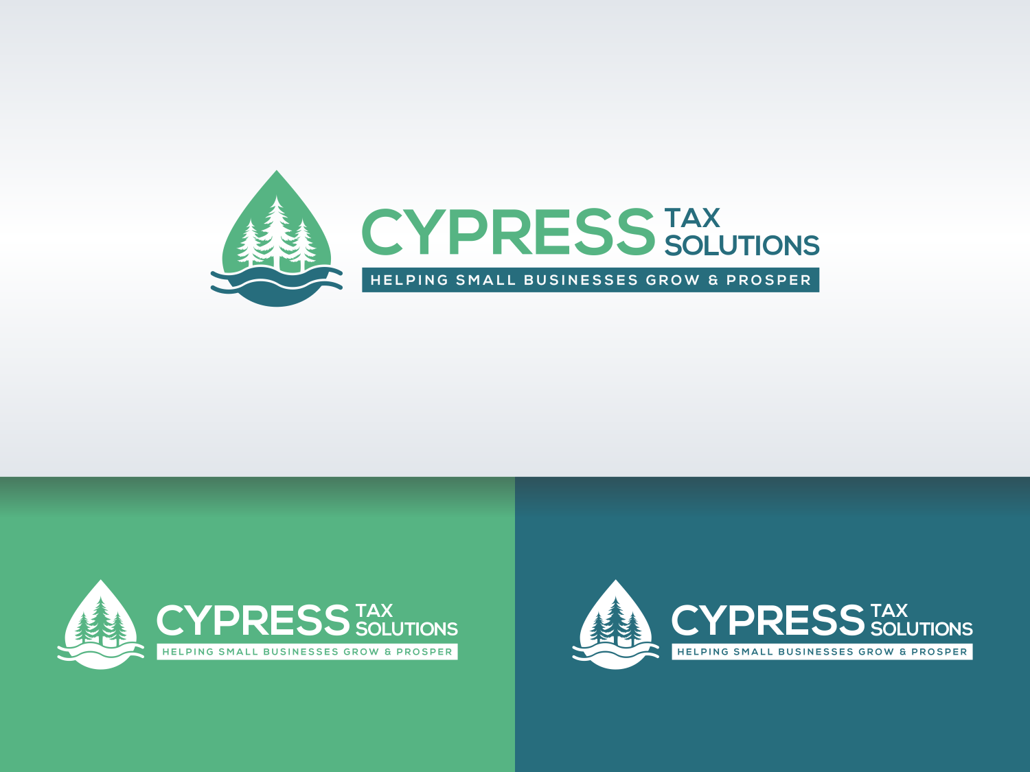 Logo-Design von soffel für Cypress Tax Solutions, LLC | Design #28486881