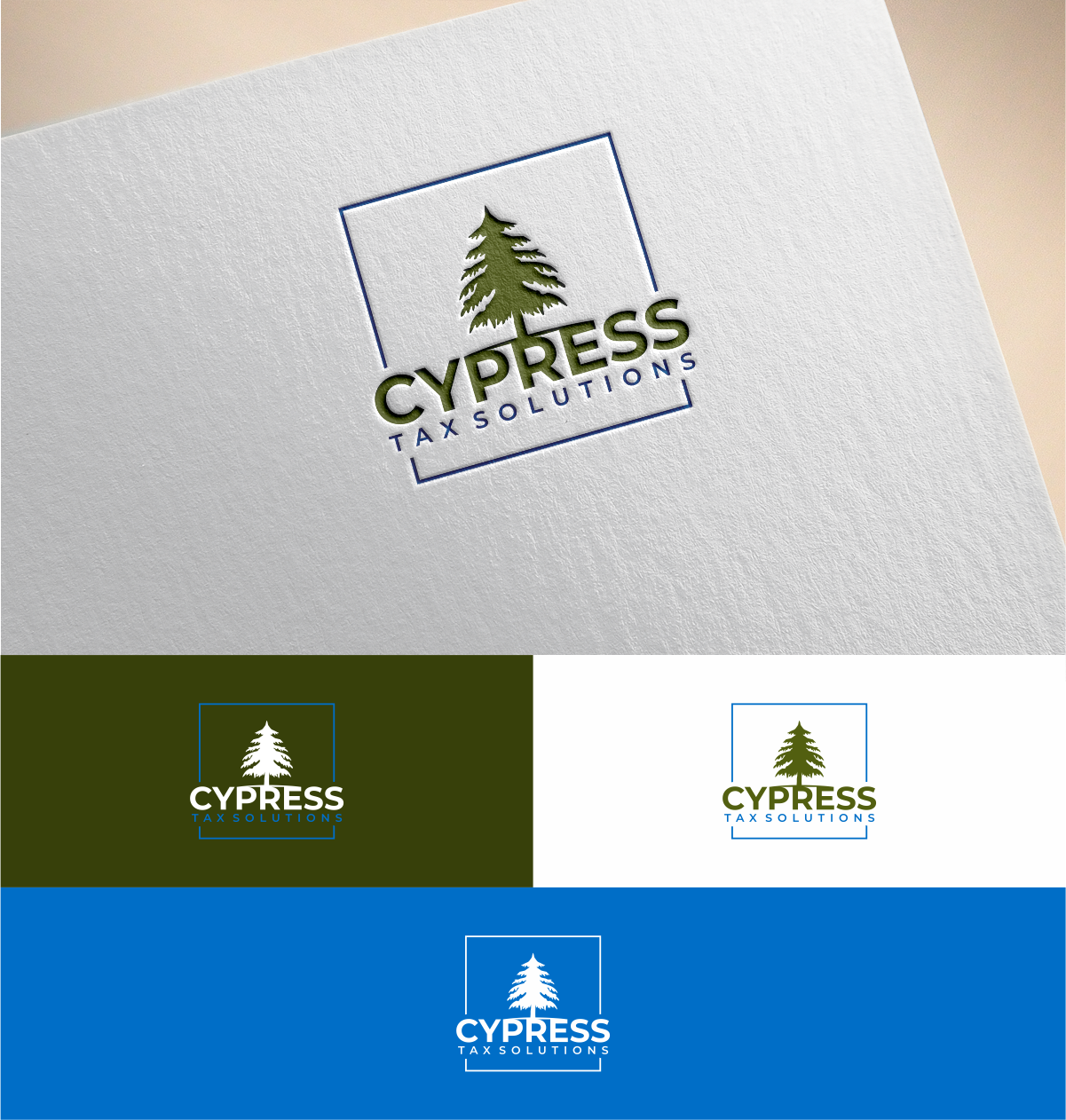 Logo-Design von good.dsgn für Cypress Tax Solutions, LLC | Design #28504653