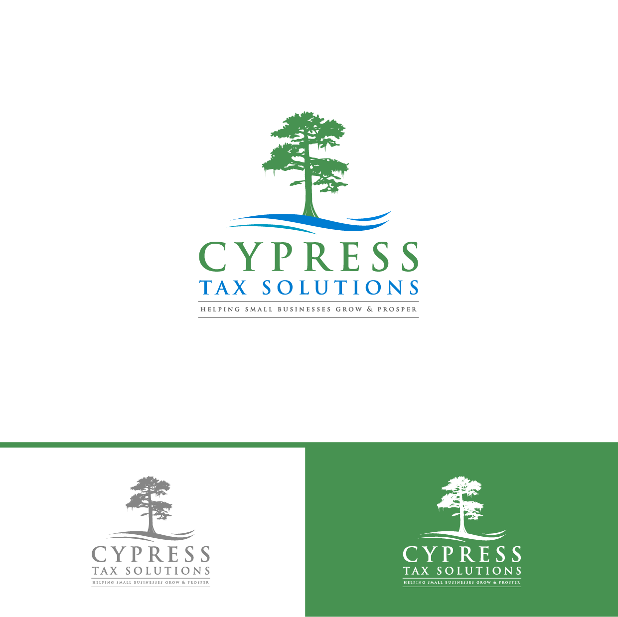 Logo Design by ashantha for Cypress Tax Solutions, LLC | Design #28535067