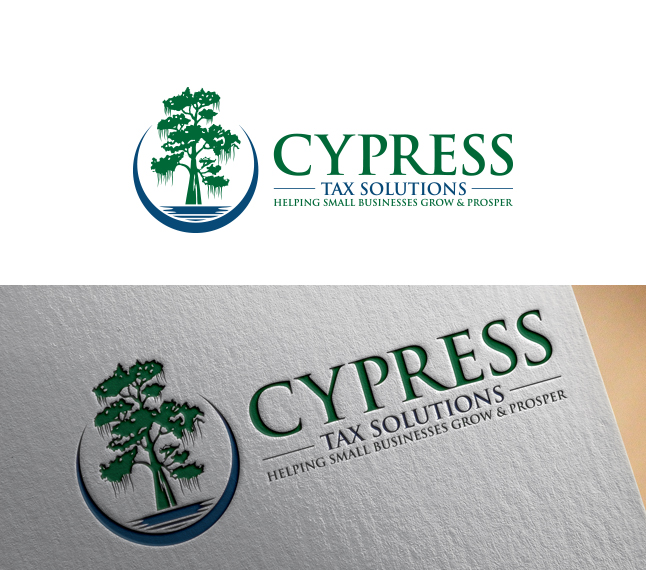 Logo Design by CHAN GRFX for Cypress Tax Solutions, LLC | Design #28528430