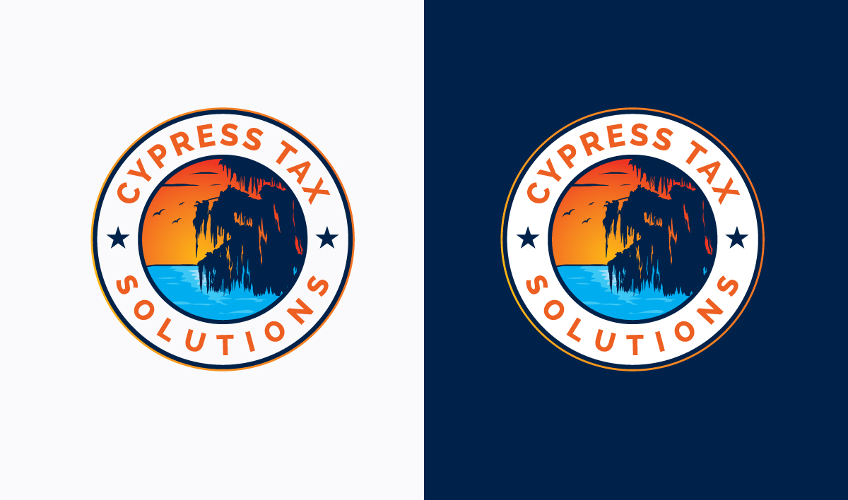 Logo Design by step forward 2 for Cypress Tax Solutions, LLC | Design #28487542